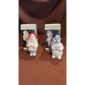 Hallmark keepsake Ornament Jolly Santa , Snowmen Holiday Favorites Collection